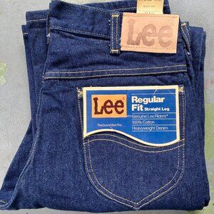 Vintage Men's 90s LEE Rider Regular Fit Straight Denim Jeans Sz 31x34 Deadstock